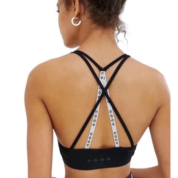 ASOS 4505 Black Sports Bra 6 - Picture 3 of 5